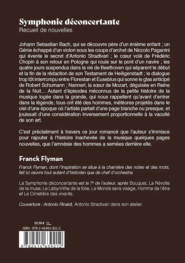 Symphonie déconcertante - Franck Flyman + dédicace sur demande!