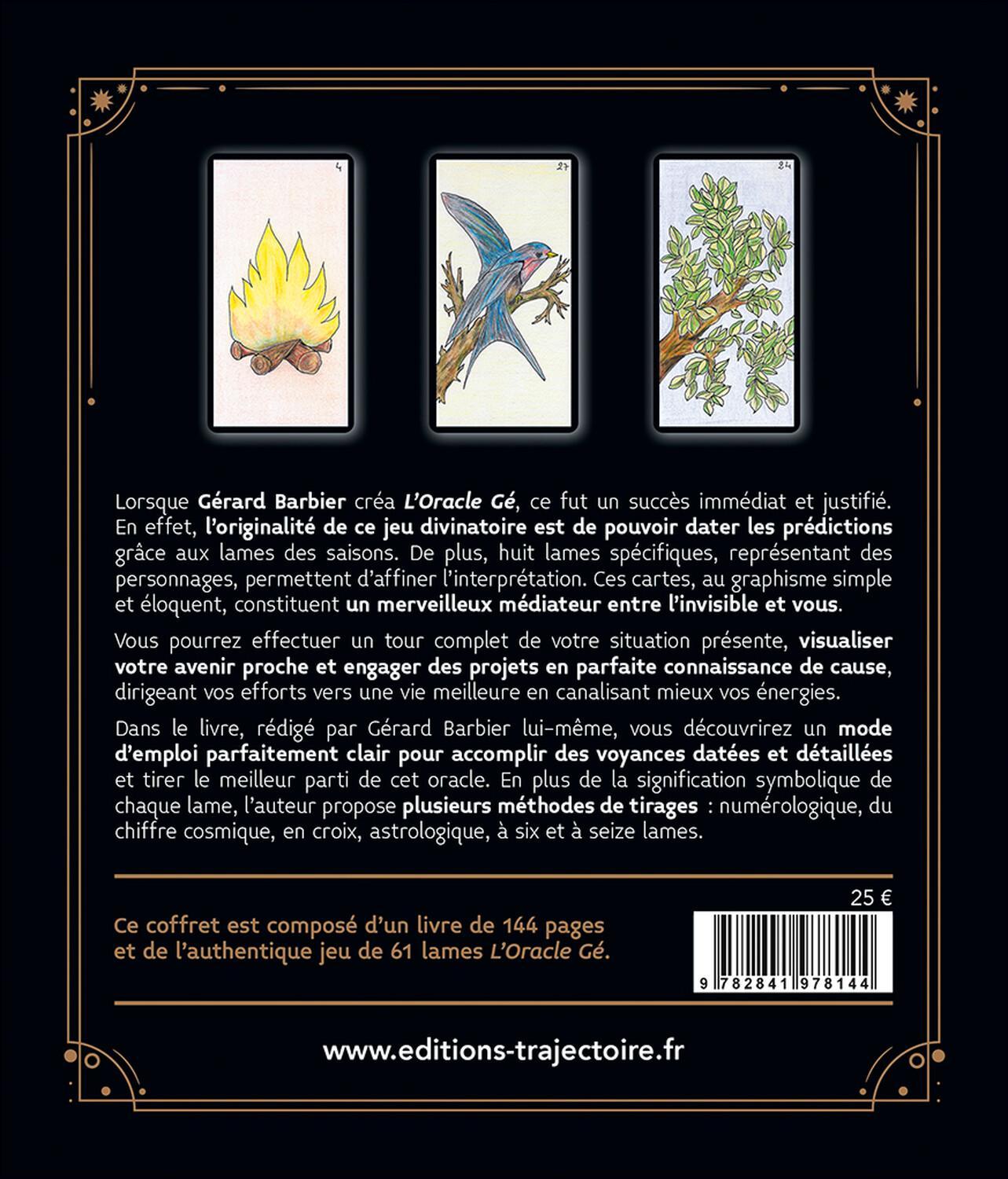 Oracle Gé - coffret ( le livre & le jeu original)