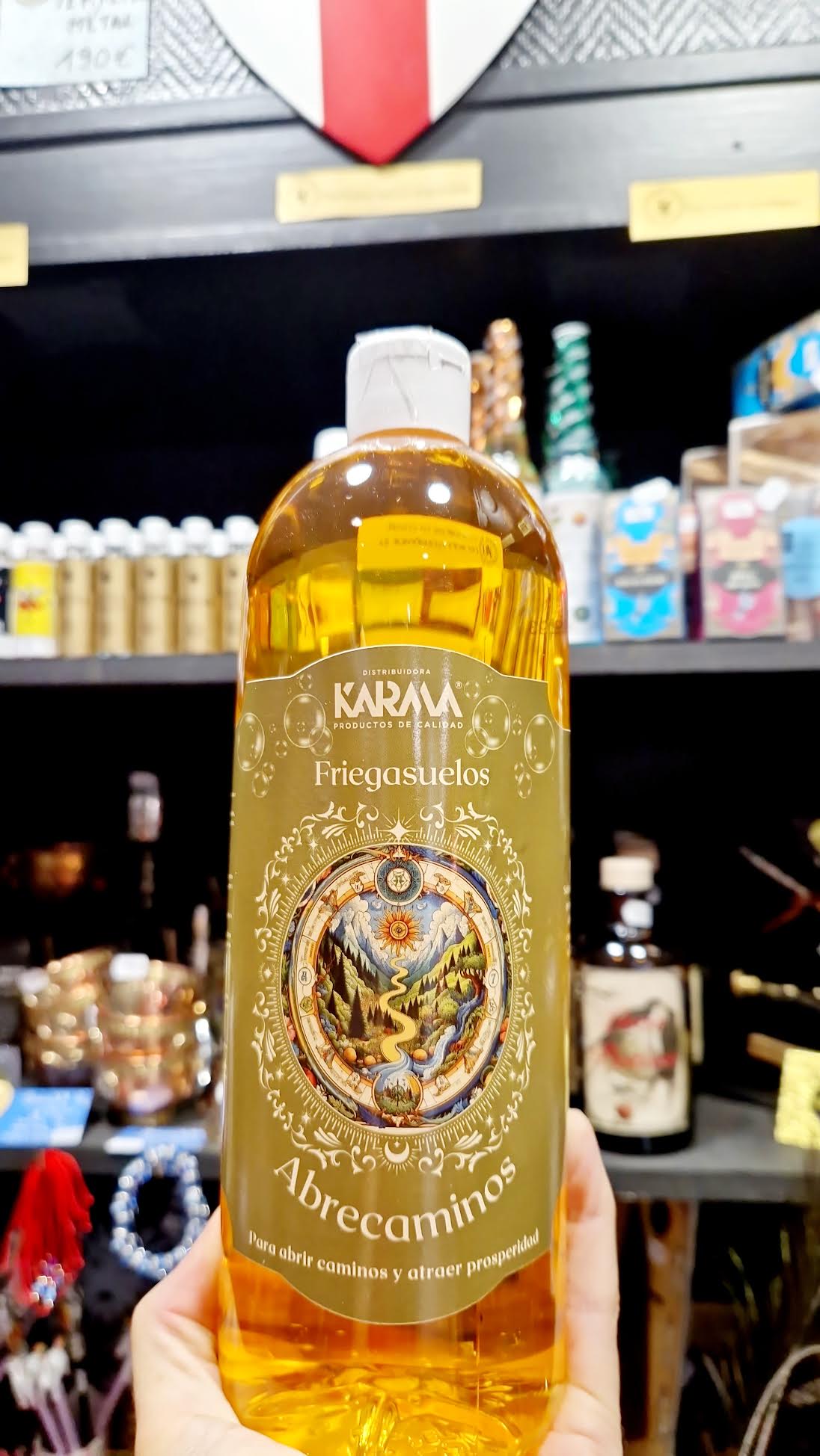 Nettoyant pour sol spirituel : « Abrecaminos » Ouvre les chemins. Pour ouvrir les chemins et attirer la Prospérité