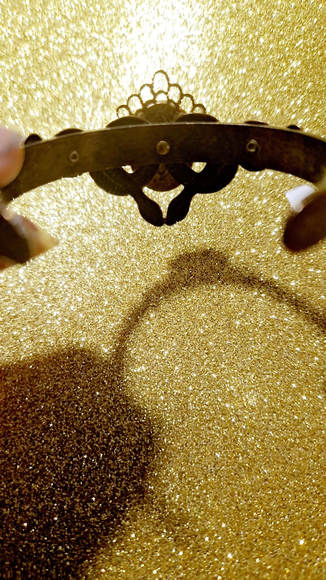 Bracelet manchette serpent laiton et pierre œil de tigre