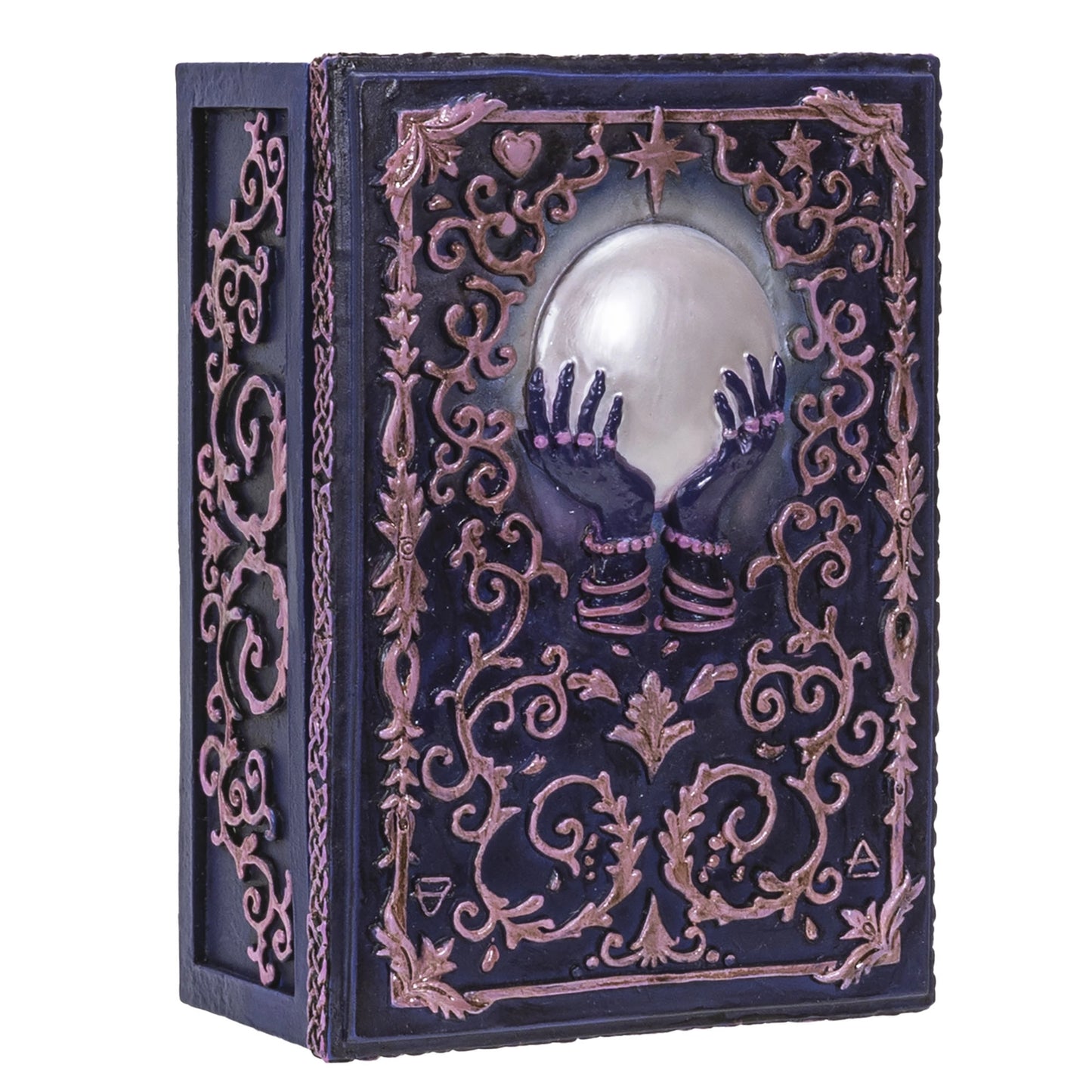 Boîte tarot boule de cristal main
