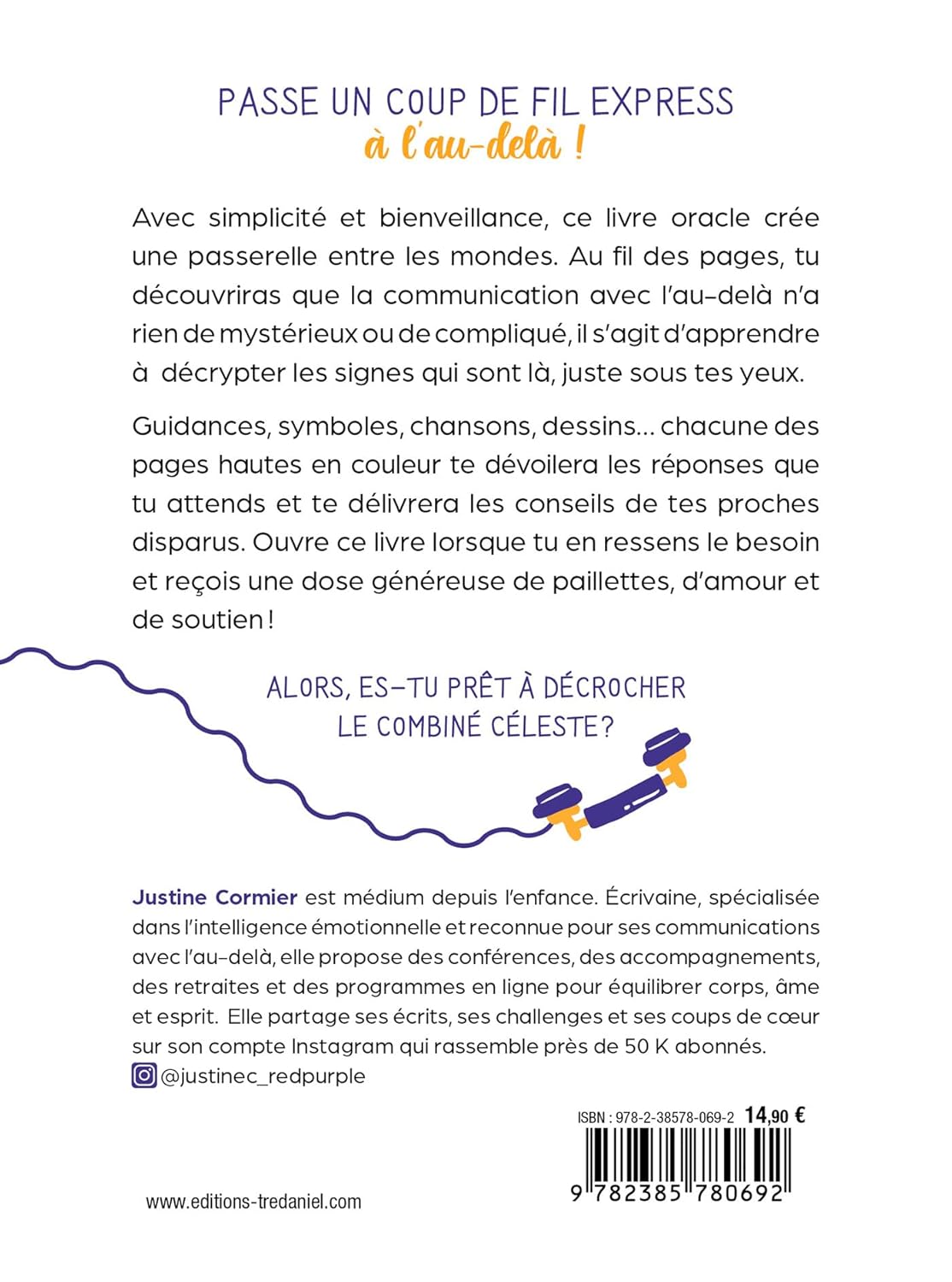 Le livre de la messagère, reçois les messages de l’au-delà - Justine Cormier