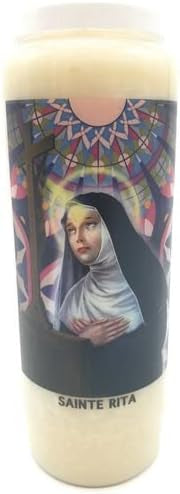Bougie neuvaine sainte Rita
