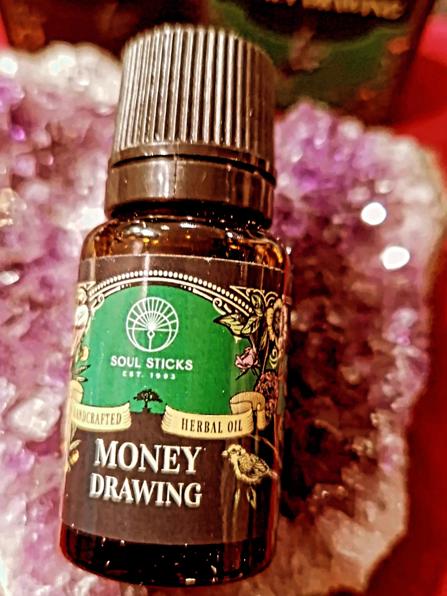 Huile rituelle végétale "Money Drawing" argent finances abondance financière