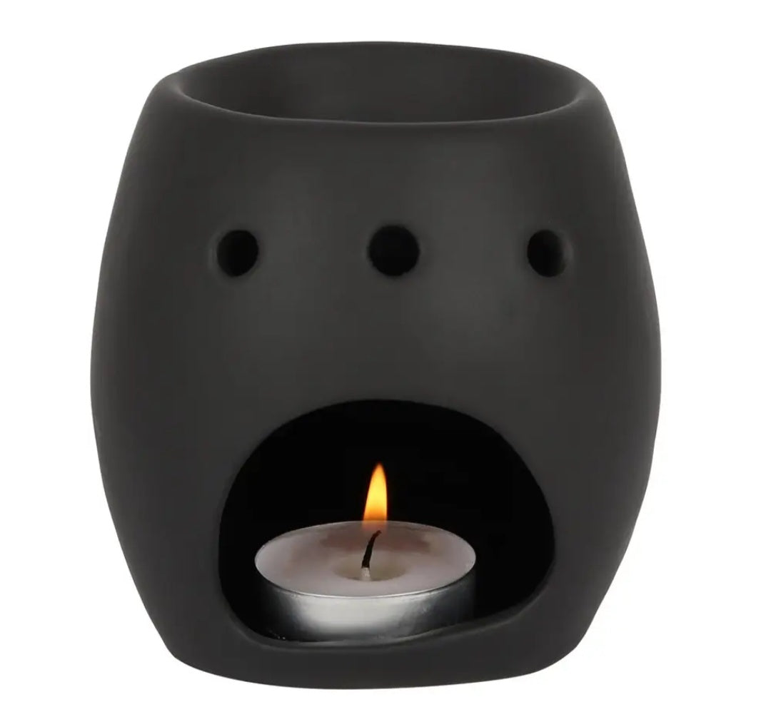 Diffuseur brûleur à huiles/ cire crâne tête de mort céramique