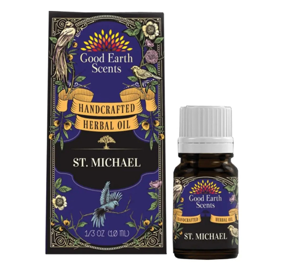 Huile rituelle végétale "Saint Michael" protection contre adversités
