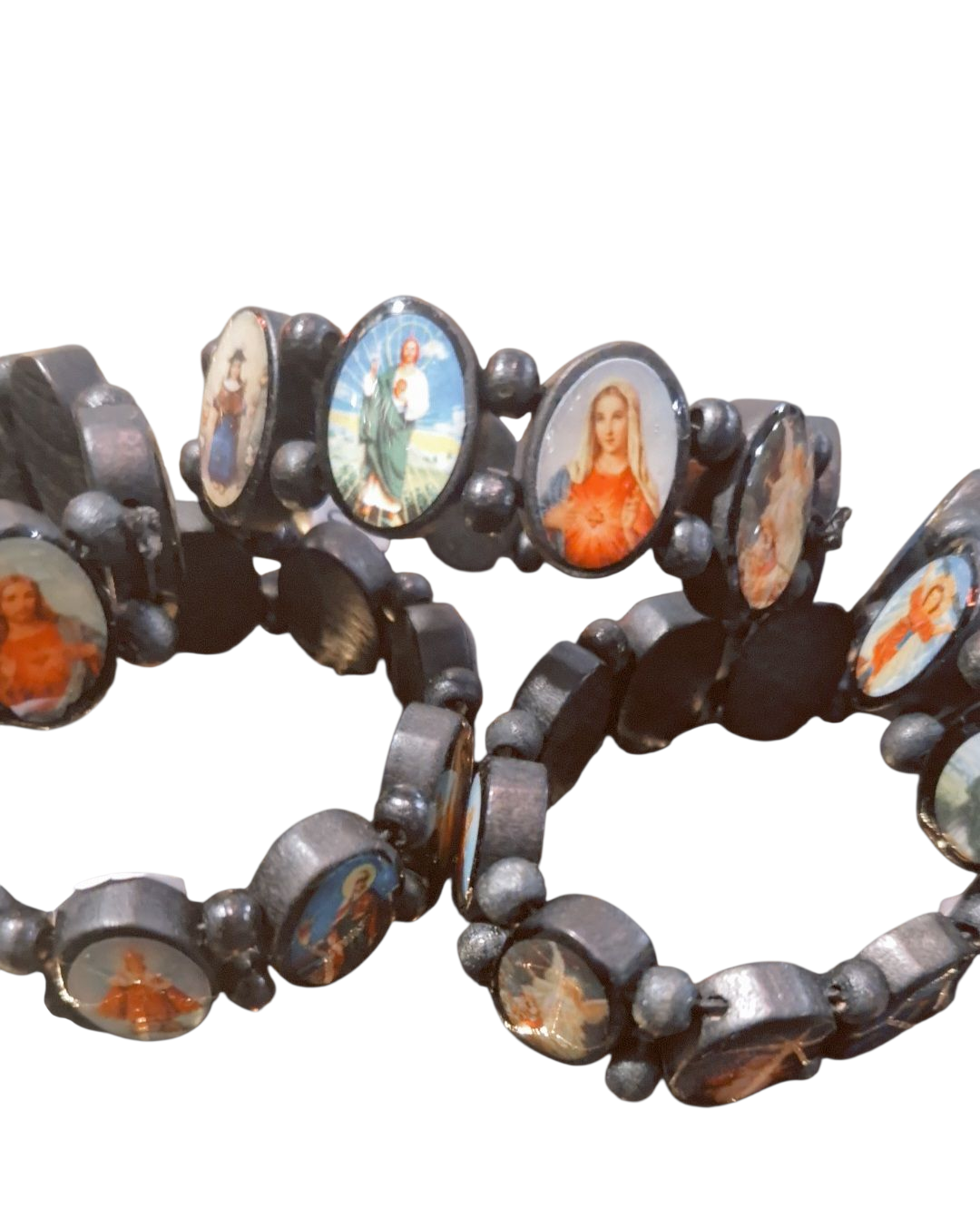 Bracelet Dix Saints- Bois noir