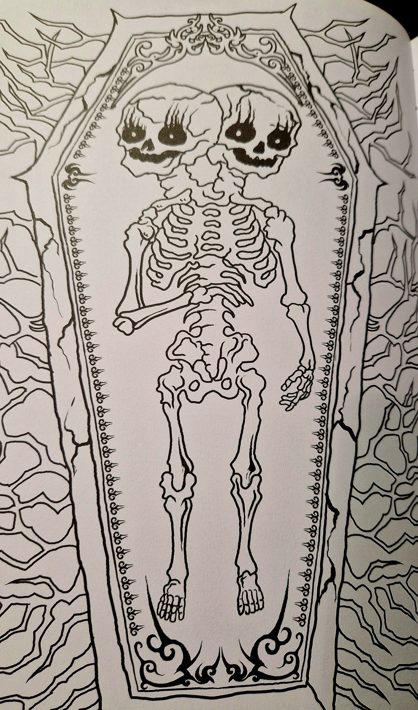 Creepy Coloring Book – Vampire Freaks Edition : livre développement personnel/ rituel renvoi de négativité/ coloriage adultes