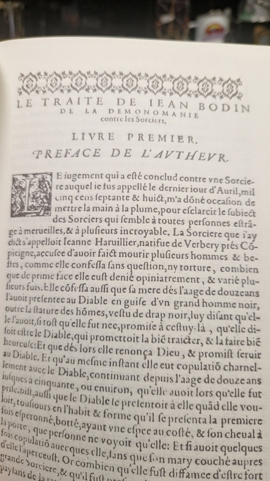 De la démonomanie des sorciers - Jean Bodin 1587 fac simile