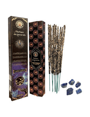Encens Bâtonnets & Pierres Parfum de Gemmes - Lapis Lazuli Fragrances & Sens