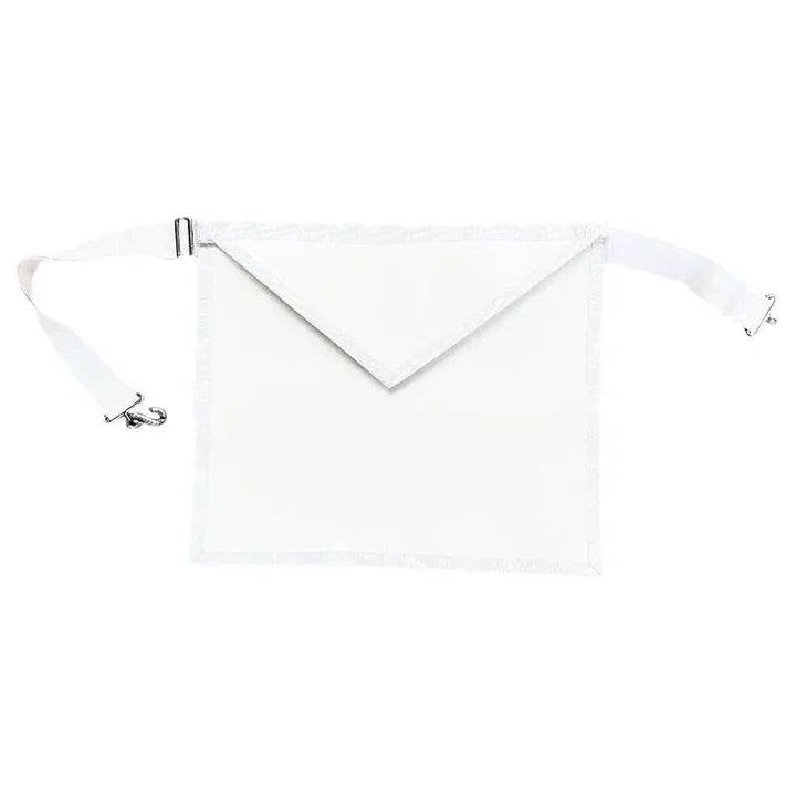 Tablier maçonnique en cuir Apprenti/ Compagnon 31,5 x 36 cm