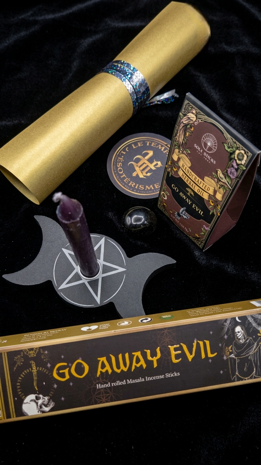 Kit Rituel Go Away Evil : Dégagement & Protection