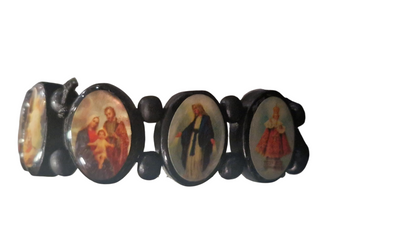 Bracelet Dix Saints- Bois noir