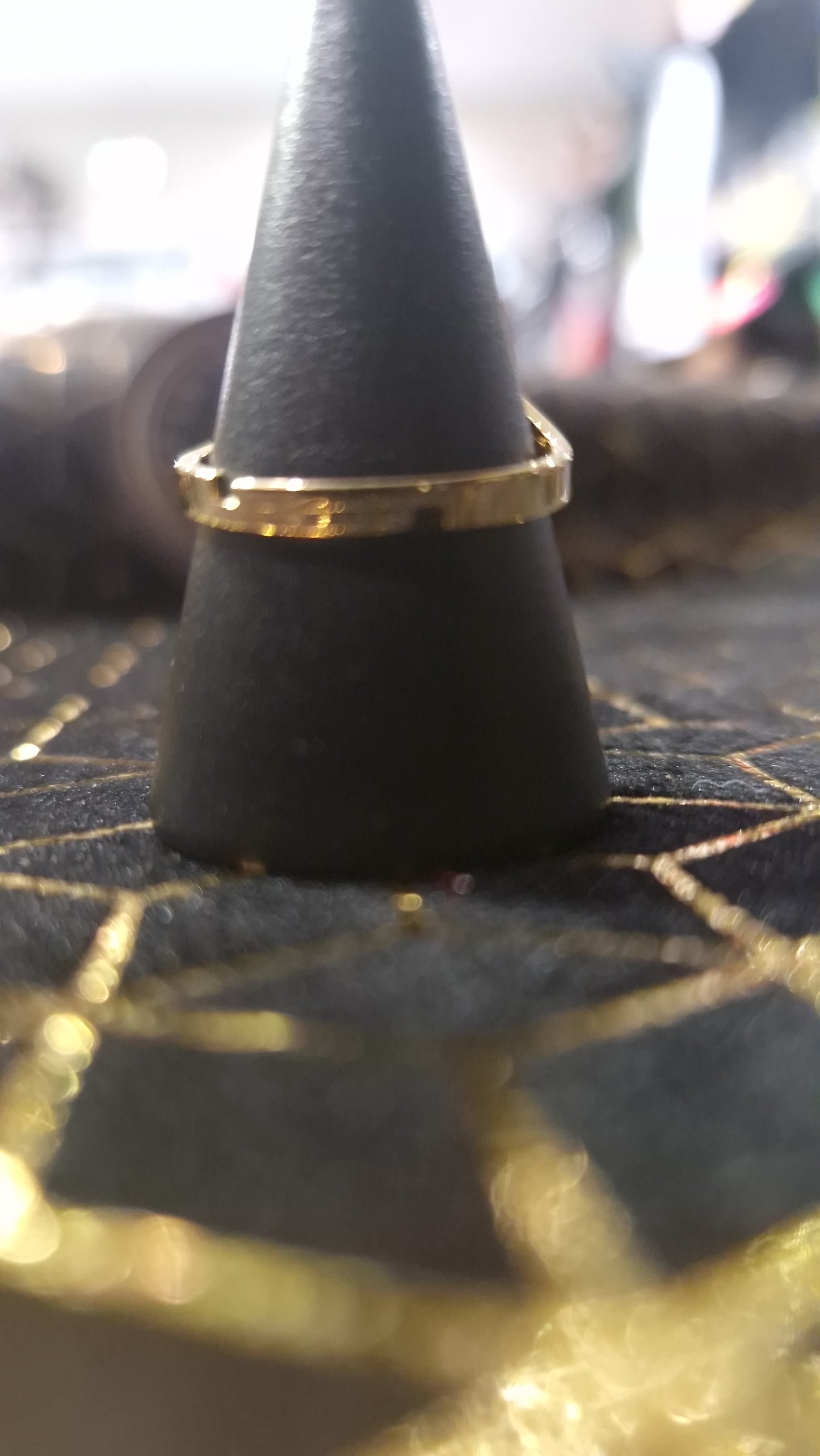 Bague talisman noeud de sorcière réglable - acier inoxydable doré or