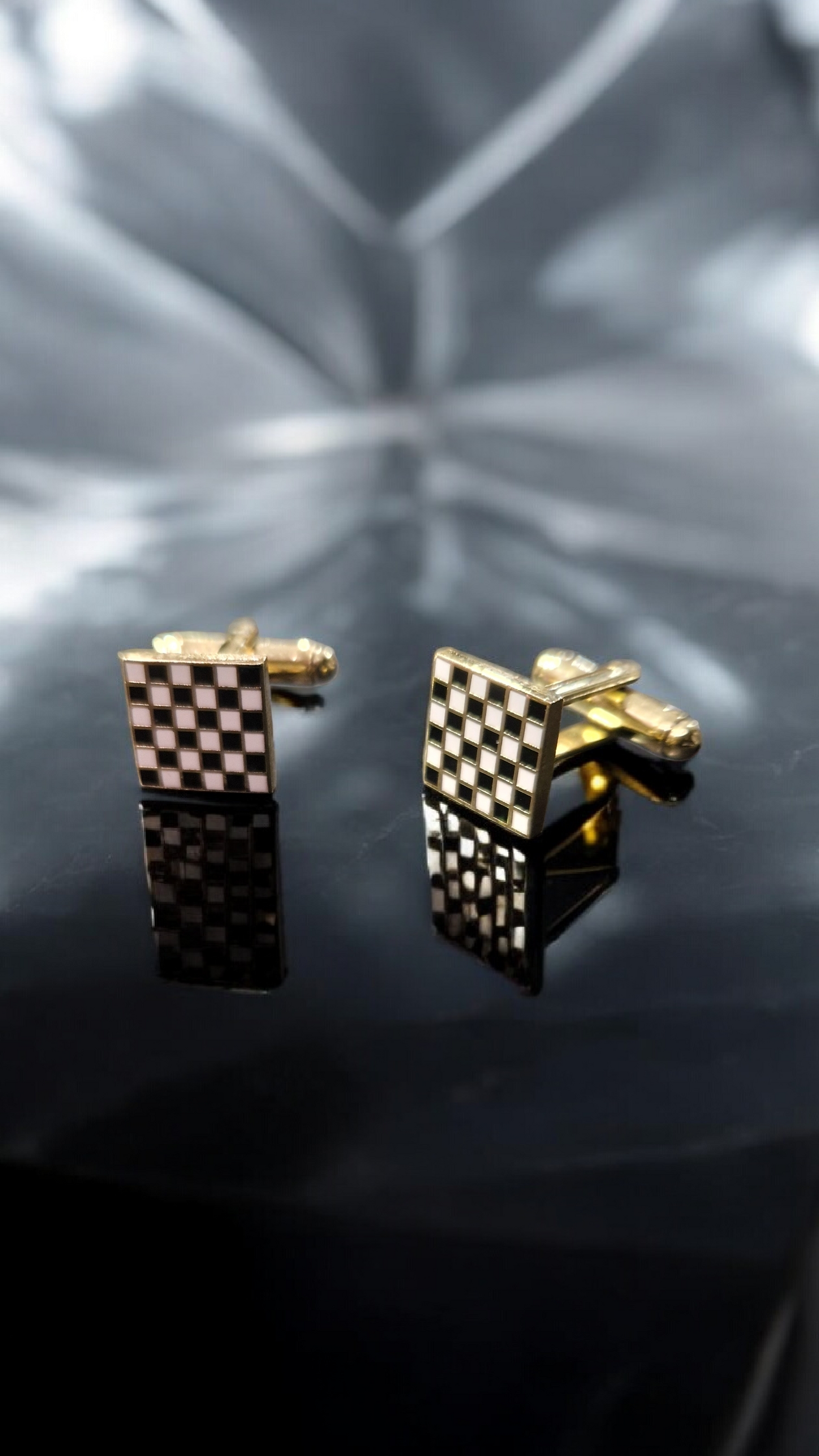 Boutons de manchette maçonniques - Pavé mosaïque