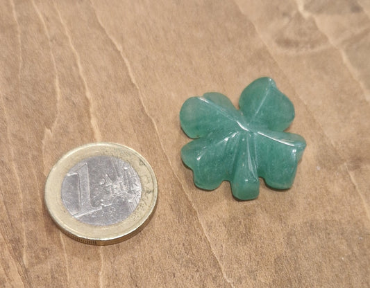 Aventurine verte mini trèfle – Talisman énergétique, confiance et chance, pierre naturelle Brésil
