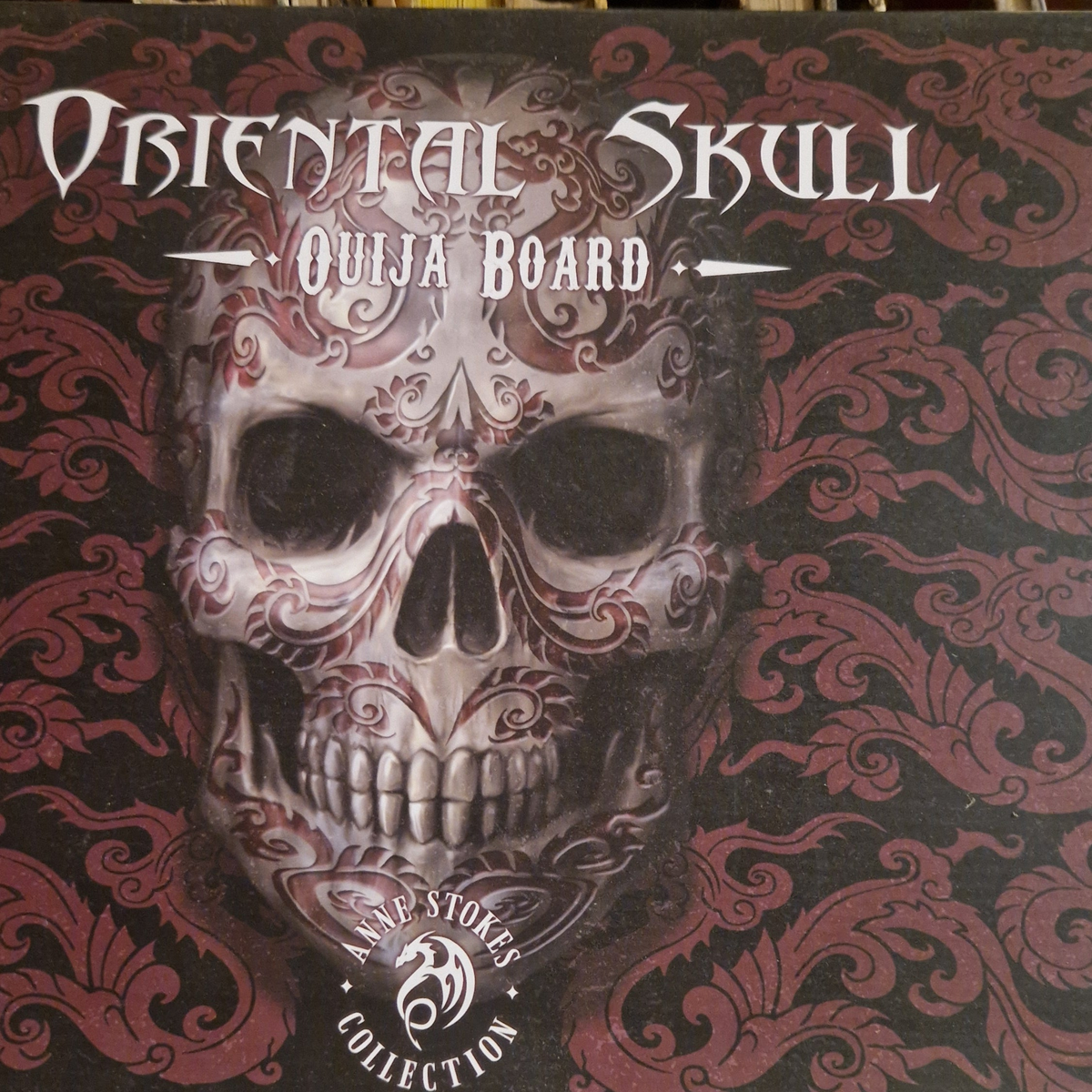 Planche Ouija & Planchette « Oriental Skull » — Collection Anne Stokes
