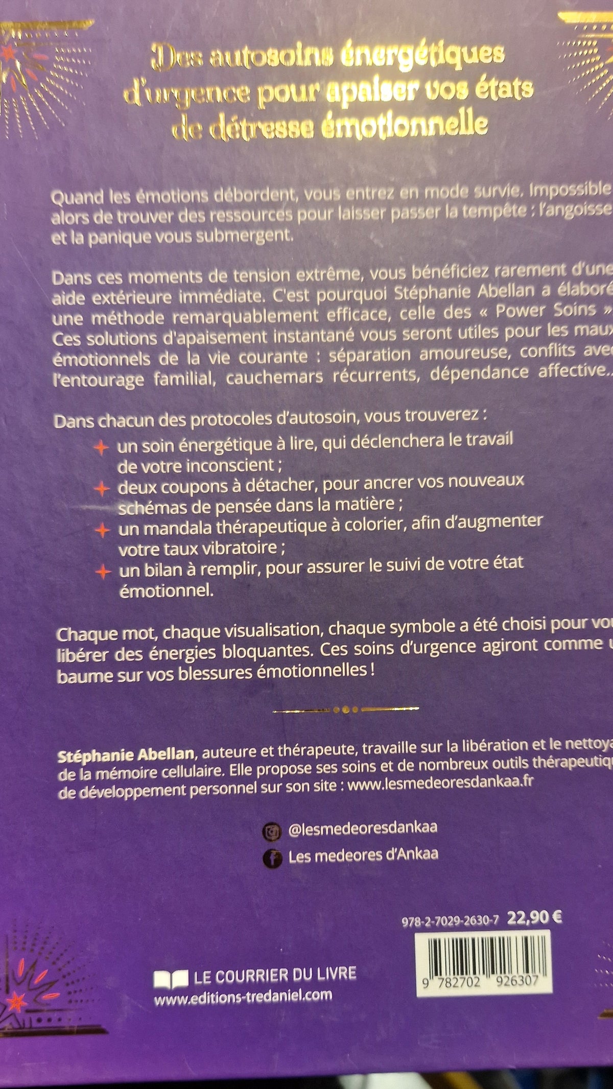 Le grand livre des power soins- 33 solutions d'urgence au trop-plein émotionnel, Stéphanie Abellan
