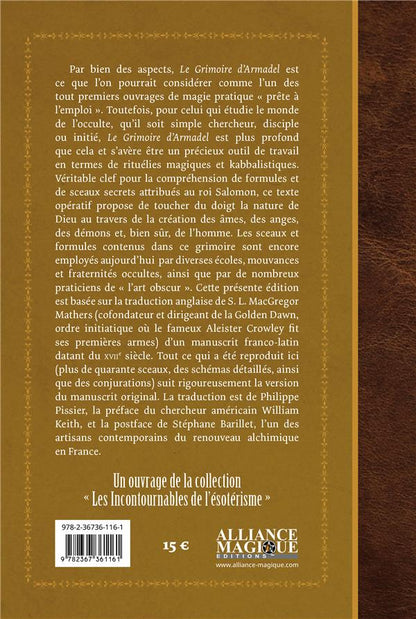 Le Grimoire d'Armadel - S.L. MACGREGOR MATHERS