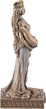 Figurine miniature déesse Fortuna- peinte à la main