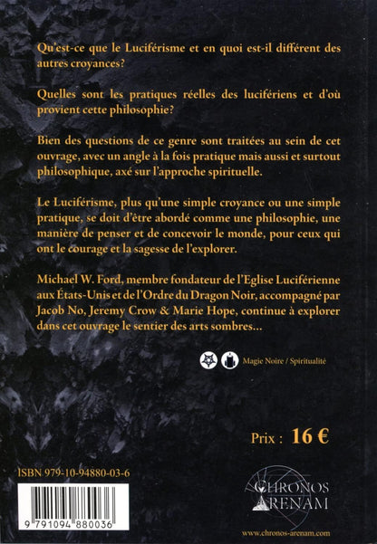 La sagesse d'Eosphoros , la philosophie du Luciférisme - Michael w. Ford