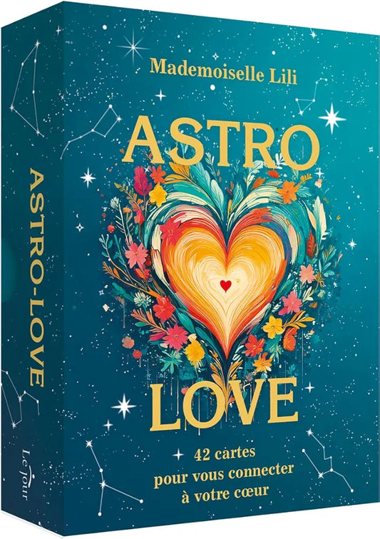 Coffret - Astro-Love - 42 cartes pour vous connecter à votre coeur - Mademoiselle Lili
