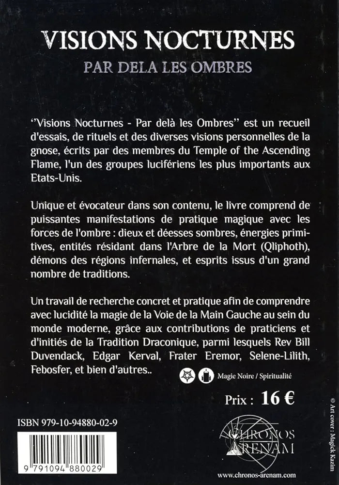 Visions nocturnes - par dela les ombres - Asenath Mason