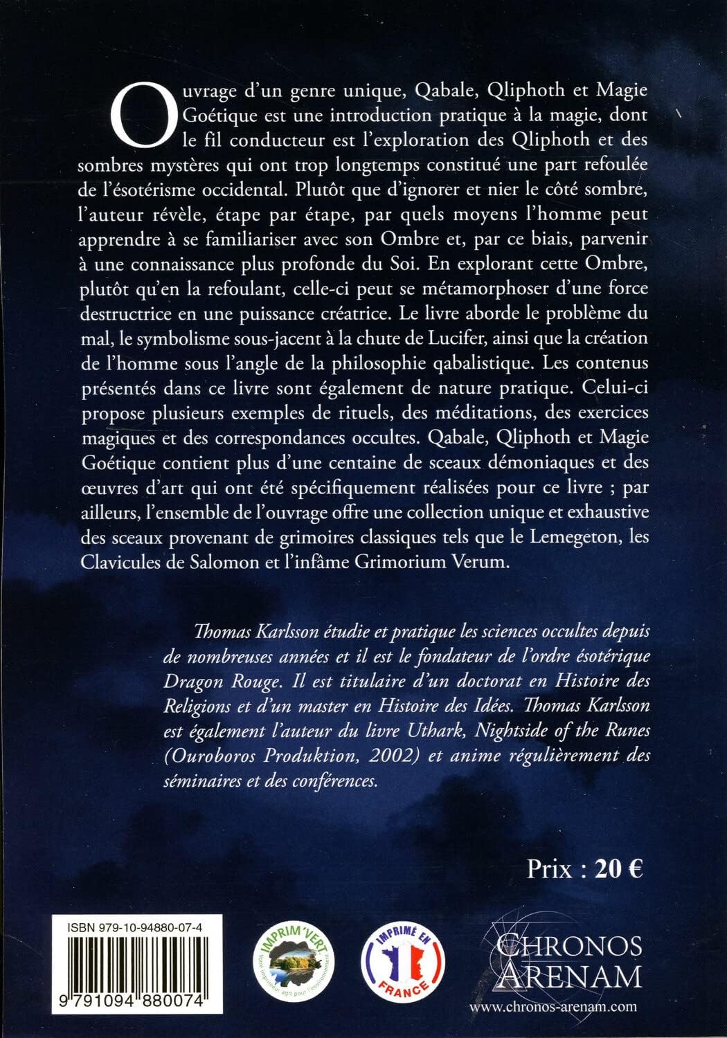 Qabale, Qliphoth et magie goétique- Thomas Karlsson
