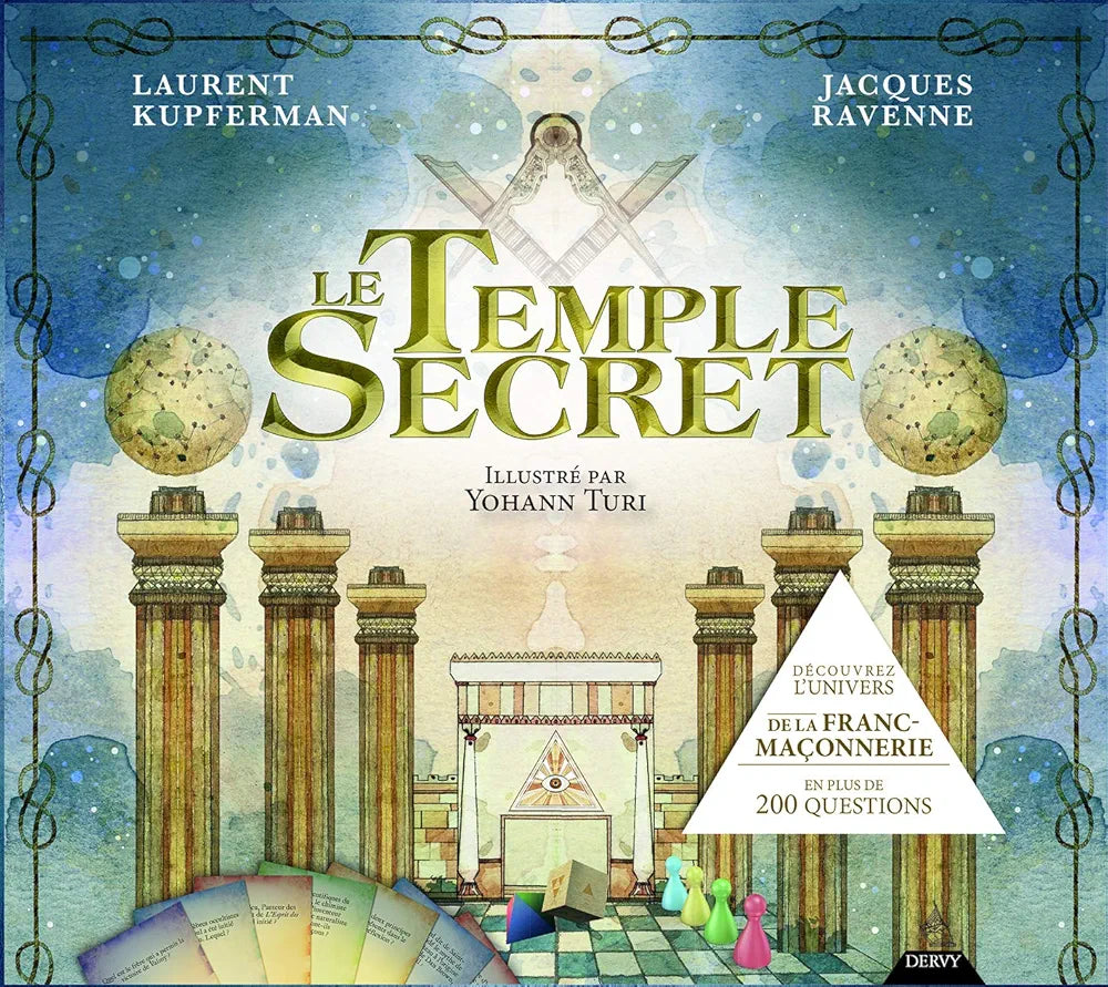 Coffret Jeu de société : Le Temple Secret. Laurent Kupferman, Jacques Ravenne