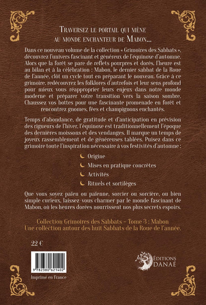 Mabon, Ketty Orain-Ferella, ed. Danaé, Collection Grimoires des Sabbats