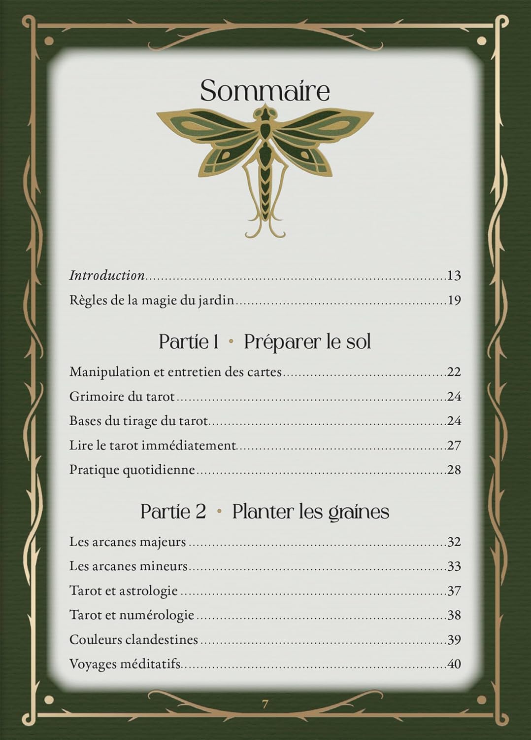 Tarot du jardin de la sorcière