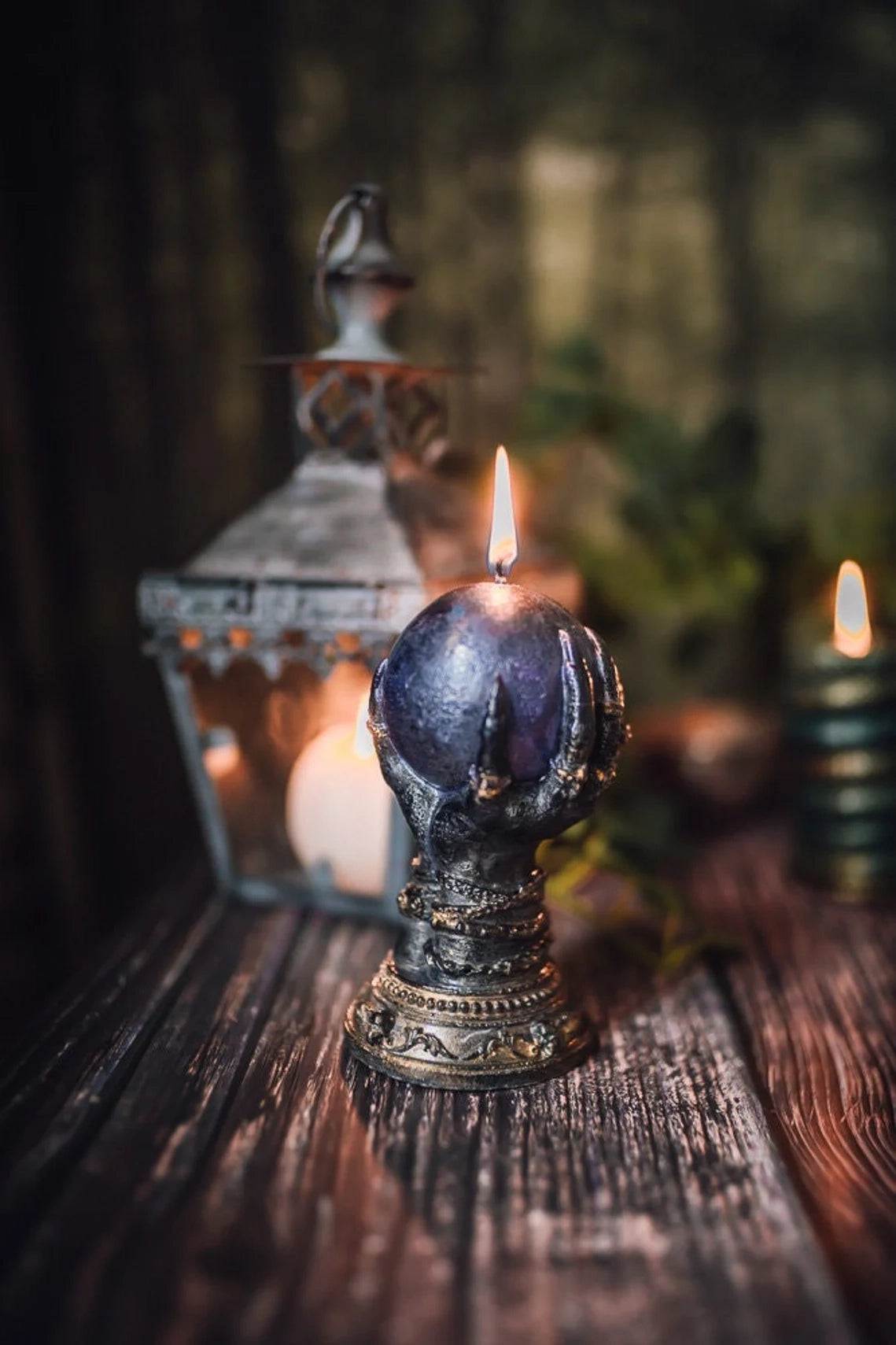 Bougie artisanale parfumée : Dark witch oracle