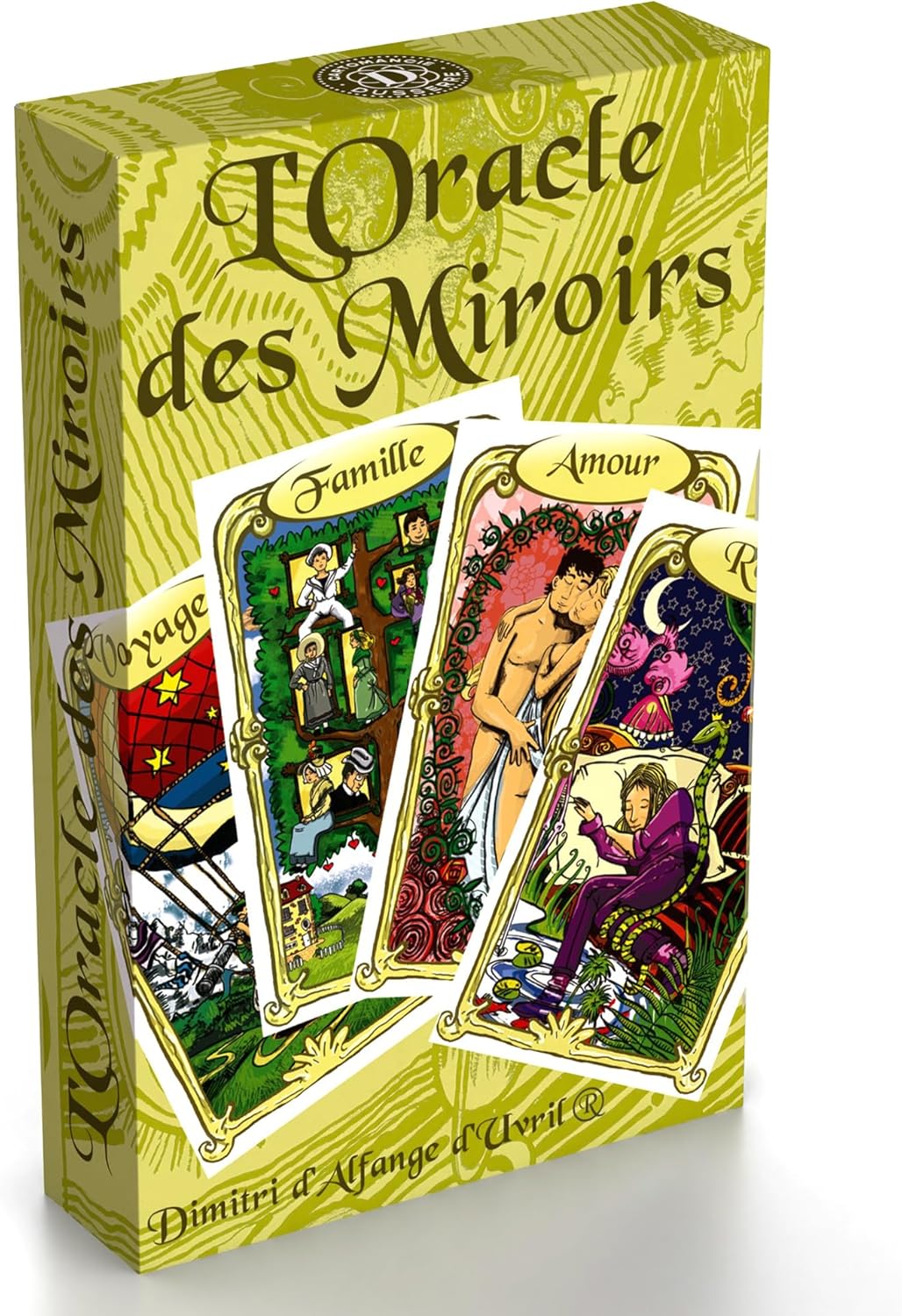 L’oracle des Miroirs Grimaud - L'Oracle des Miroirs - Jeu de cartes divinatoire - Oracle divinatoire - Cartomancie