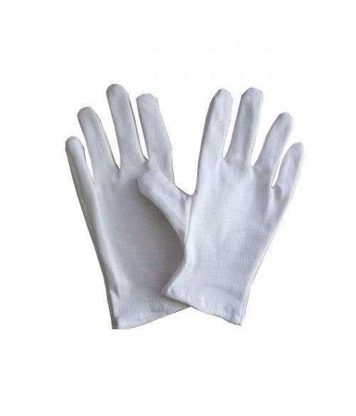 Gants maçonniques blancs en coton