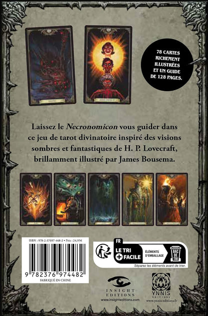 Necronomicon, tarot divinatoire et guide d’interprétation