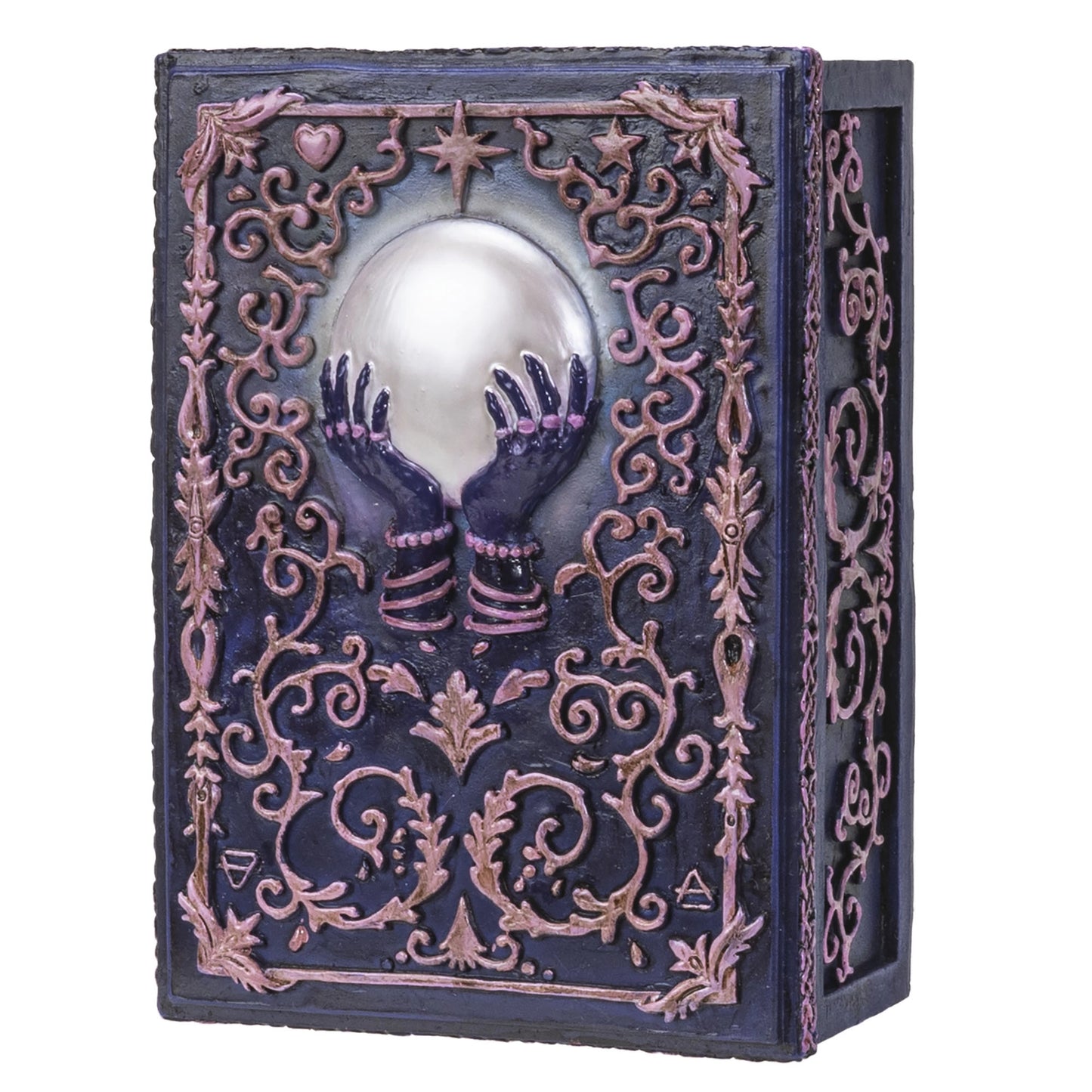 Boîte tarot boule de cristal main