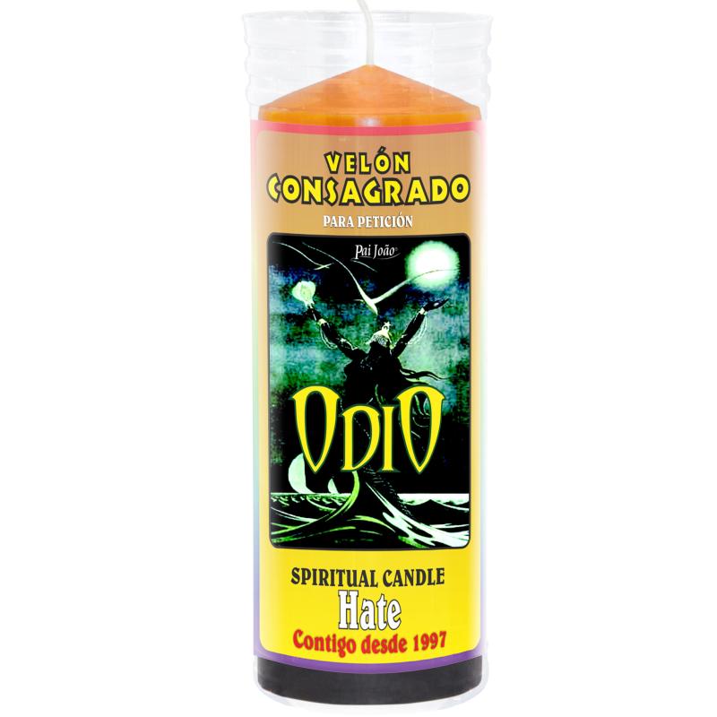 Bougie rituelle Haine " odio" - Magie noire