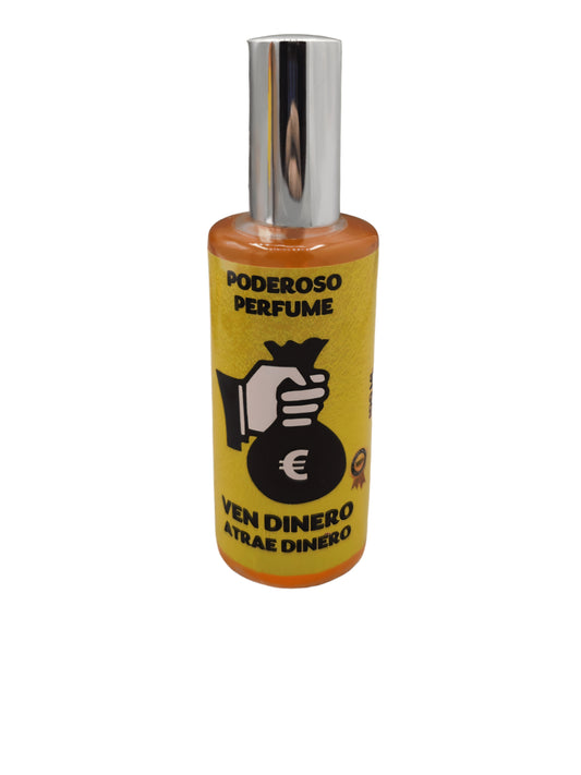 Parfum de pouvoir poderoso perfume : "Ven dinero. Atrae dinero" 100ml attraction abondance financière argent