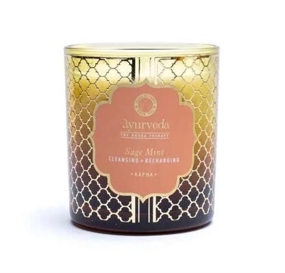 Bougie ayurveda Kapha sauge blanche & menthe