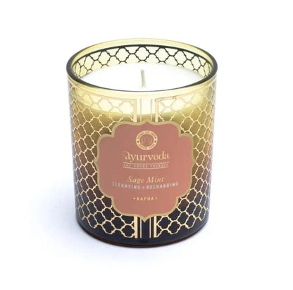 Bougie ayurveda Kapha sauge blanche & menthe