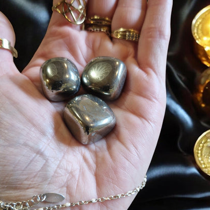 Pyrite roulée- qualité EXTRA- Pérou.