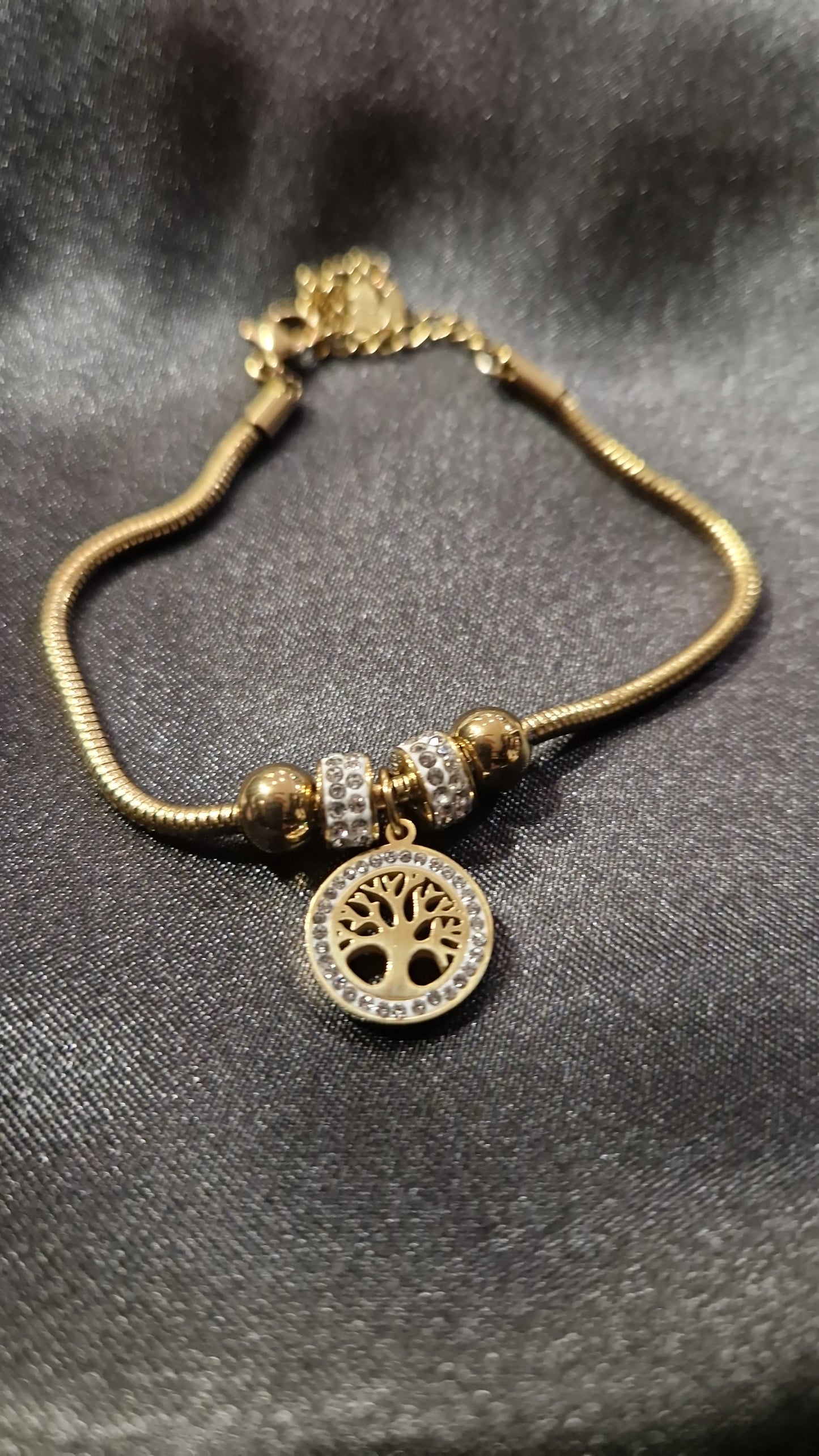 Bracelet Arbre de Vie acier inoxydable : Harmonie, Force et Équilibre