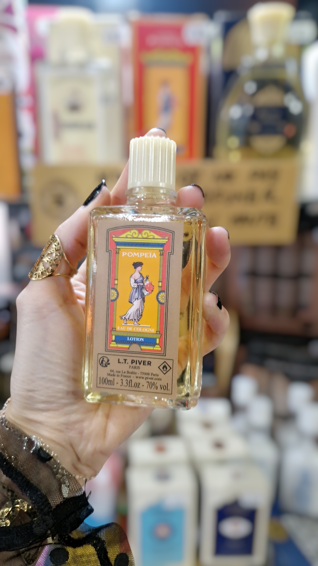 Lotion Pompéïa – Élixir de Passion, Désir et Amour & dédication Vaudou Erzulie Freda– Parfum 100 ml
