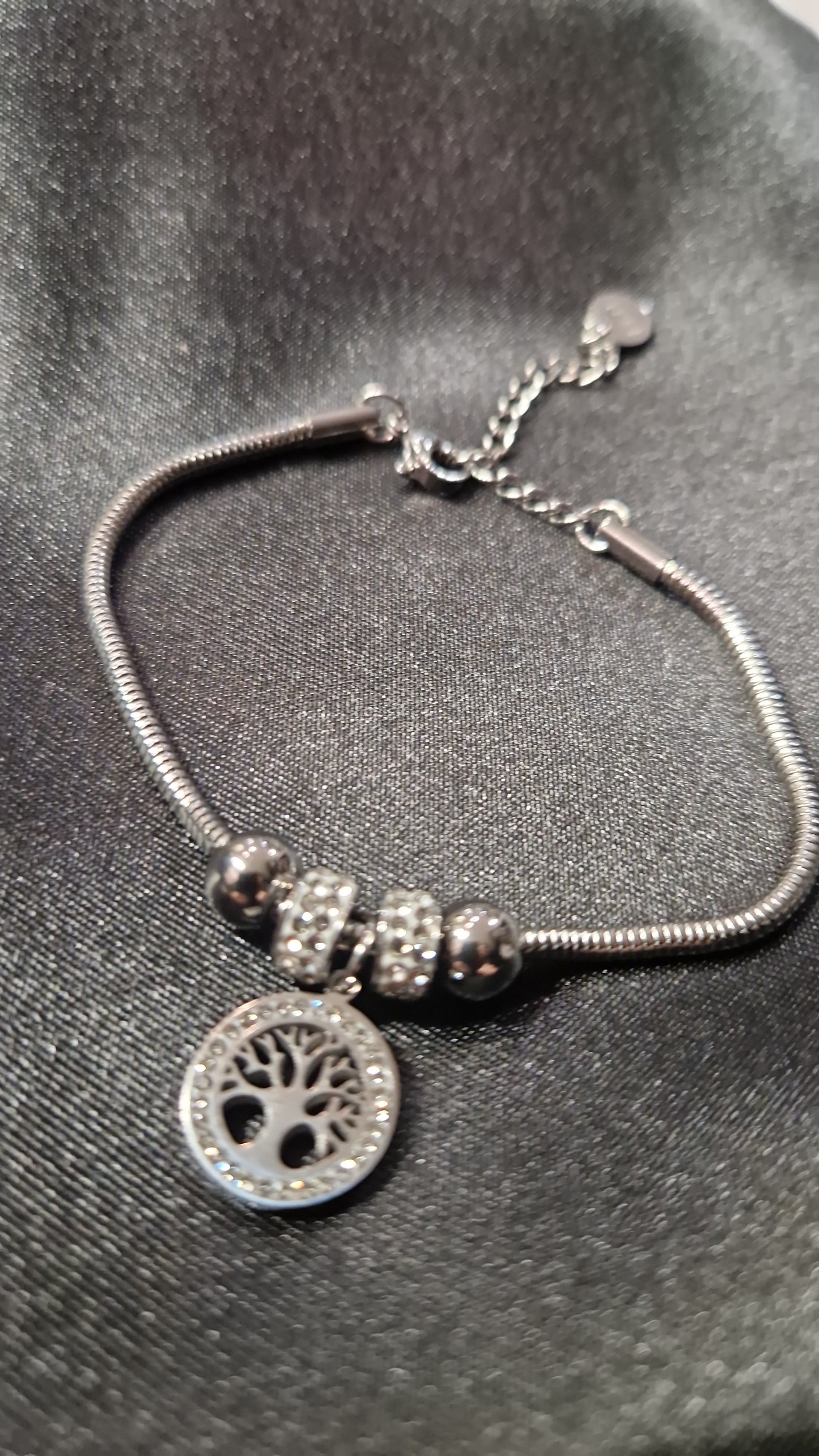 Bracelet Arbre de Vie acier inoxydable : Harmonie, Force et Équilibre