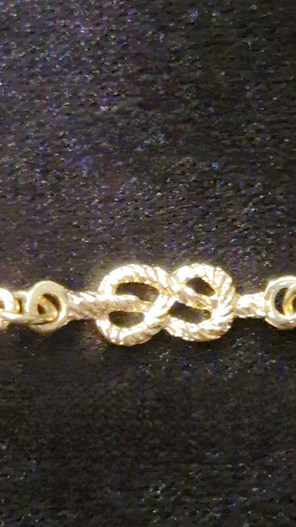 Bracelet maçonnique lac d'amour : "étain-celle" maçonnique
