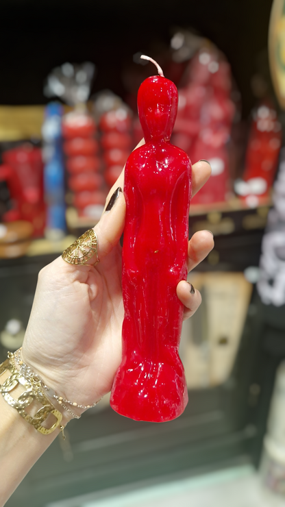 Bougie Dagyde homme ou femme– Rituel d’Envoûtement d'Amour (Rouge)