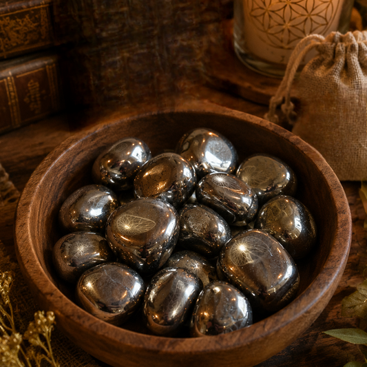 Pyrite roulée- qualité EXTRA- Pérou.