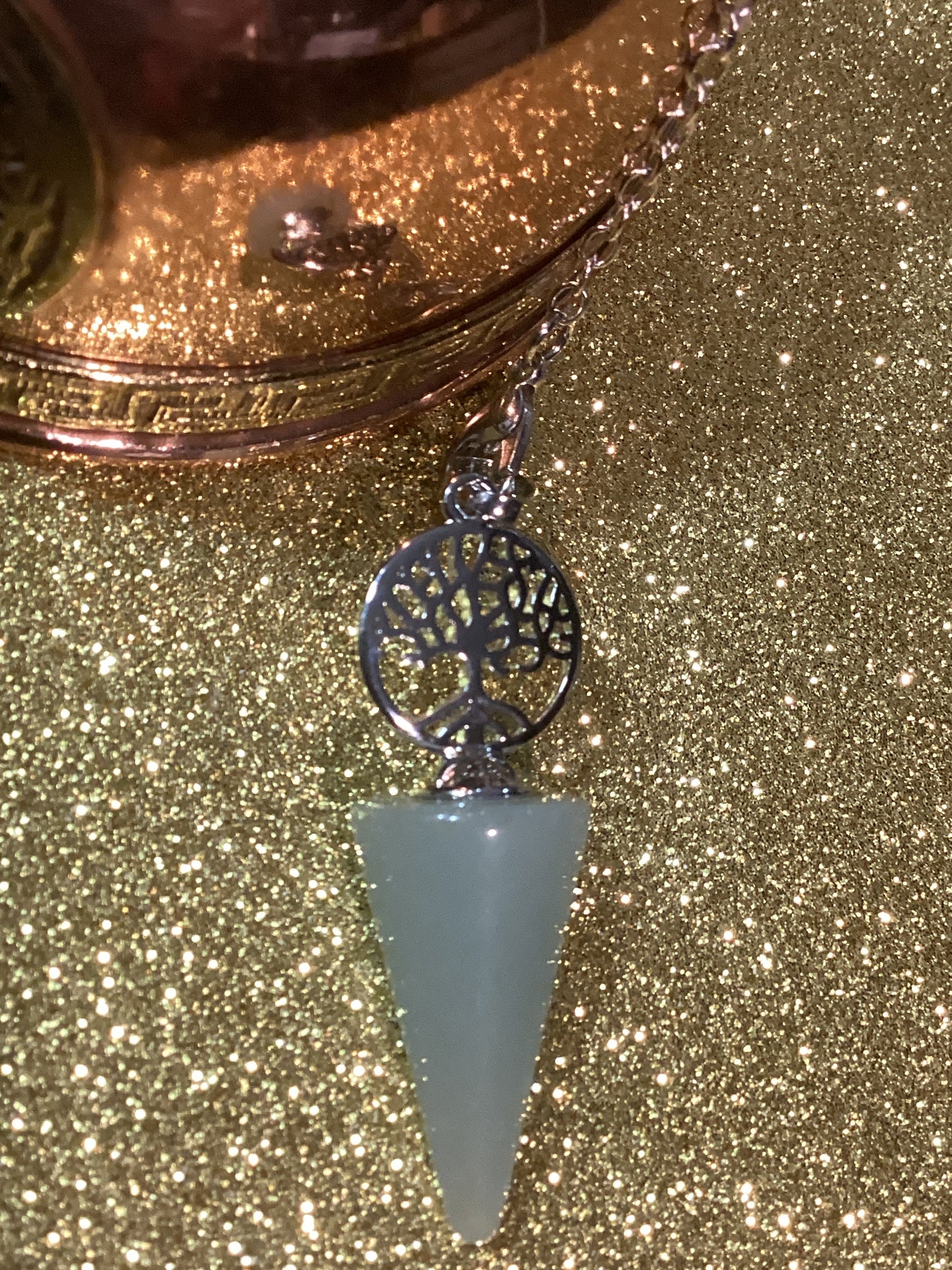 Pendule aventurine arbre de vie